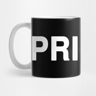 PRINCE Typography Mug